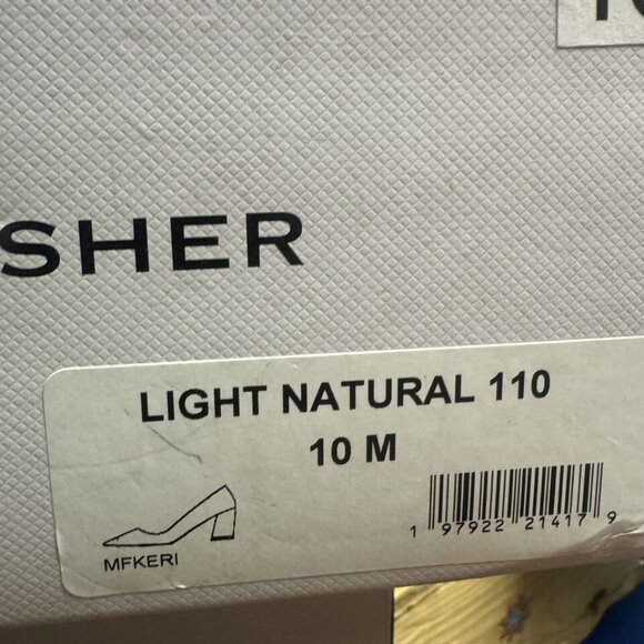 Marc Fisher Womens Keri Pump Heel Light Natural Size 10 M - Picture 6 of 6